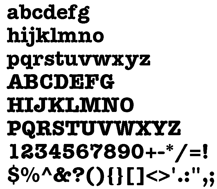 download itc american typewriter font